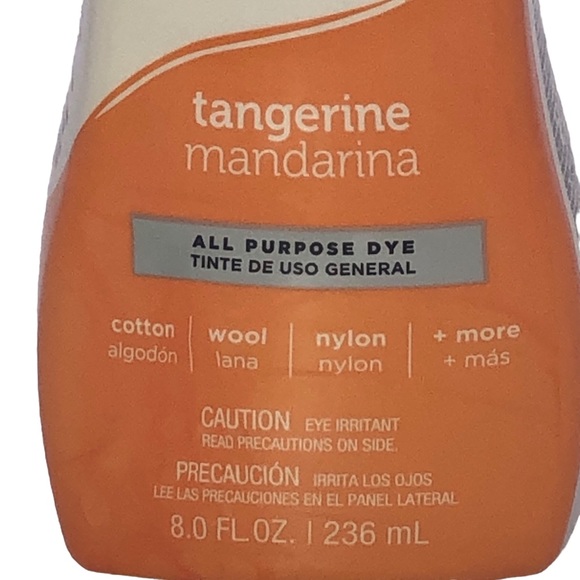 New Sealed Rit All Purpose Liquid Dye Tangerine 8.0 Fl Oz 236mL - Picture 2 of 5